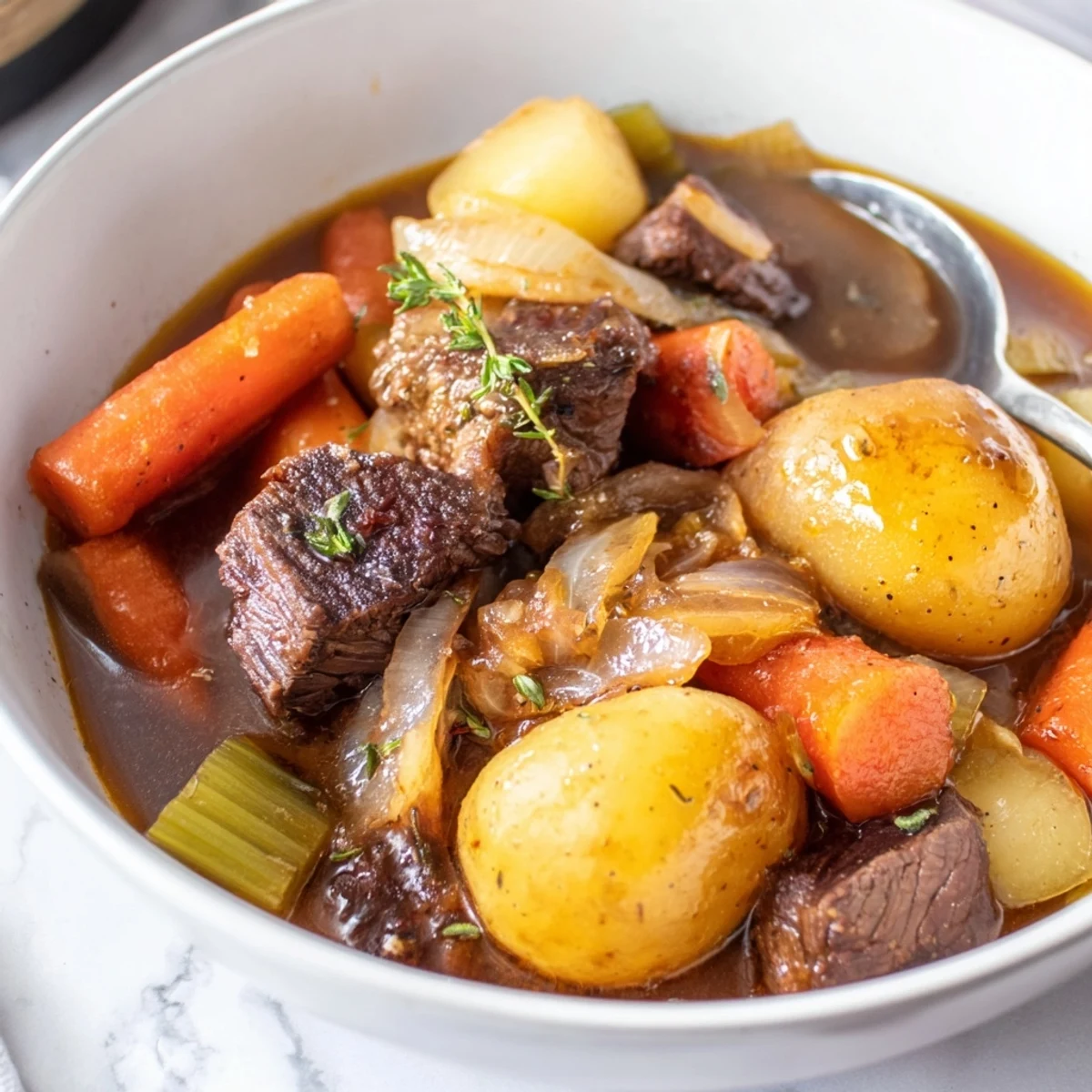 Caramelized Onion Beef Stew
