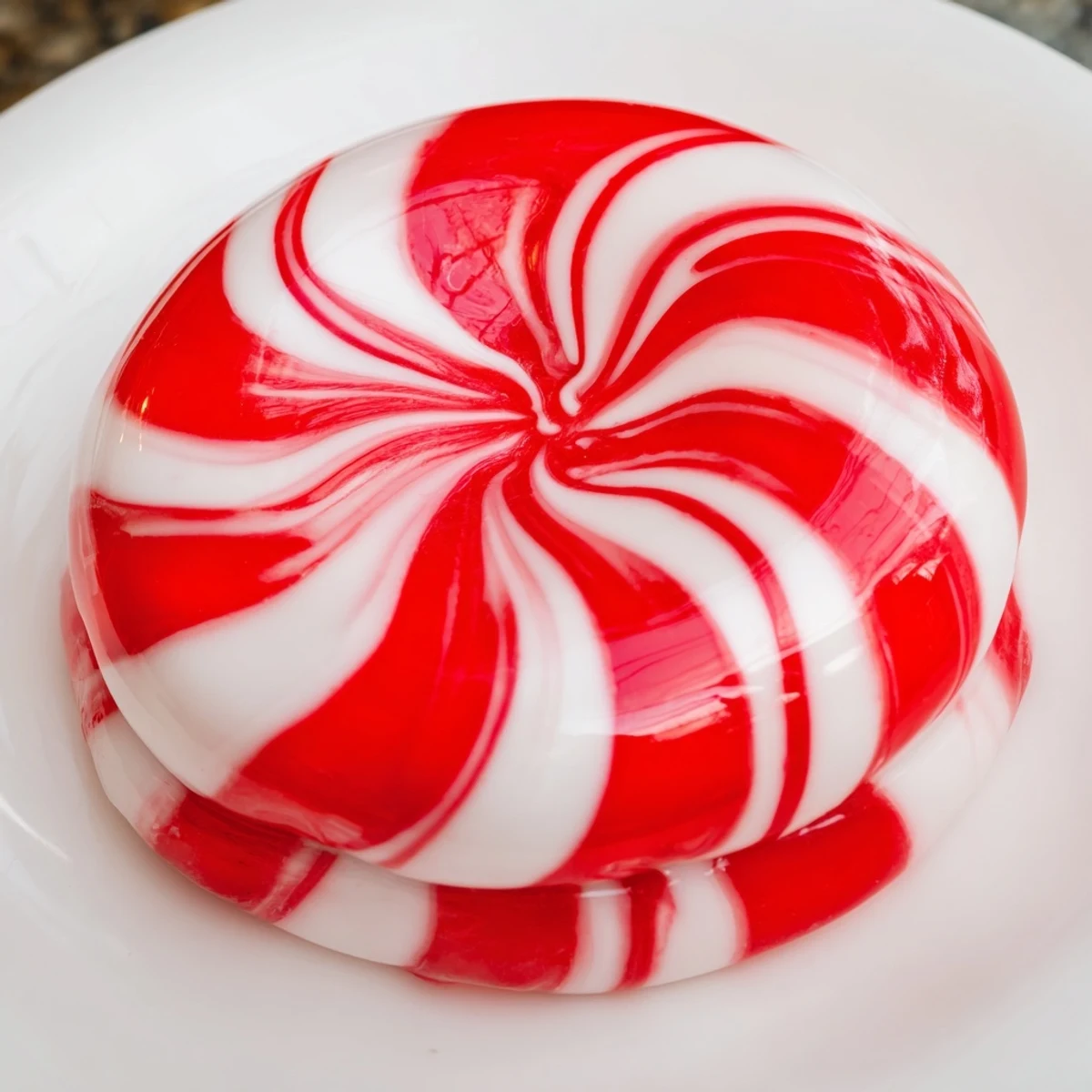 No-Bake Peppermint Candy Bowl