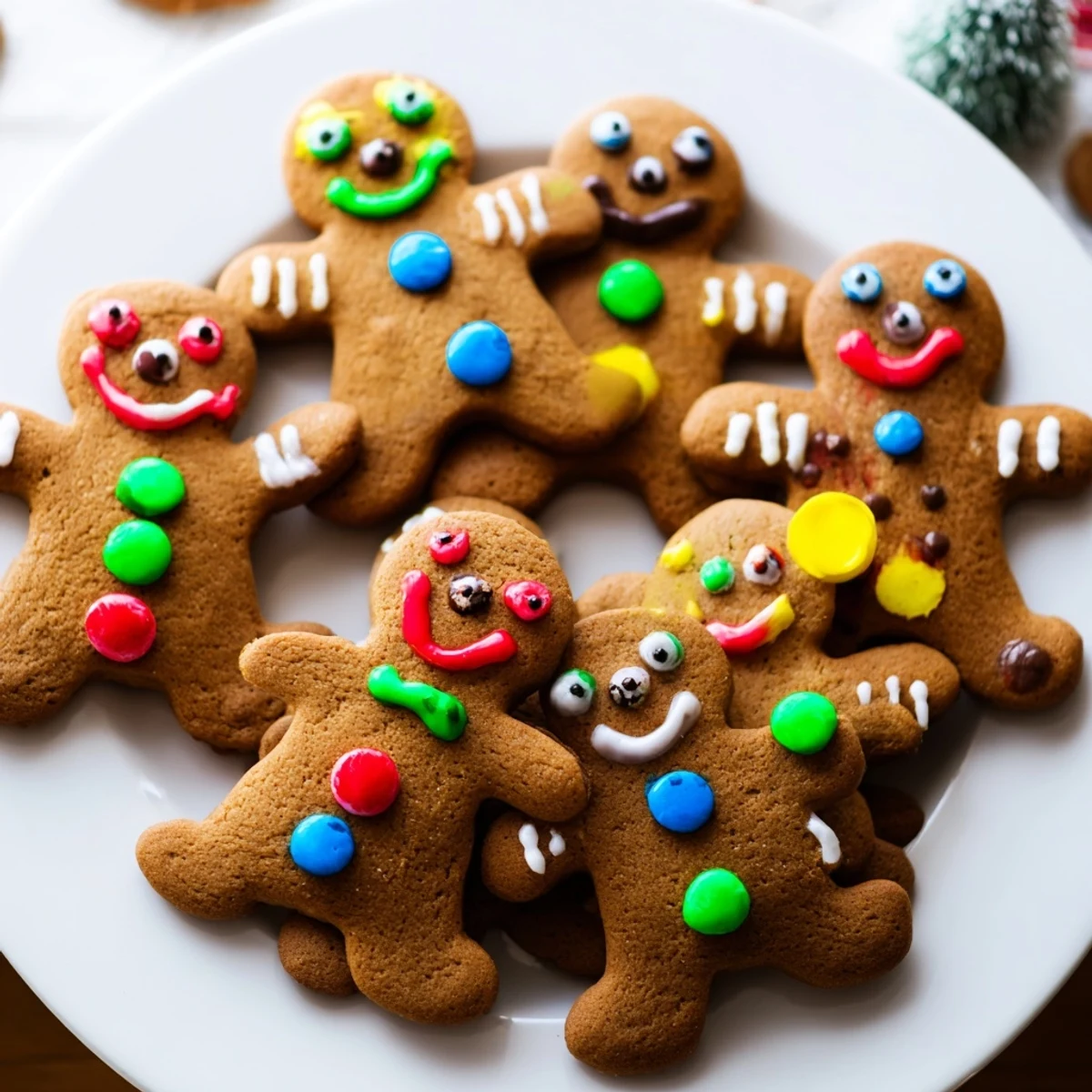 Get ready for holiday fun with this DIY Gingerbread People decorating board surrounded by sweet treats.