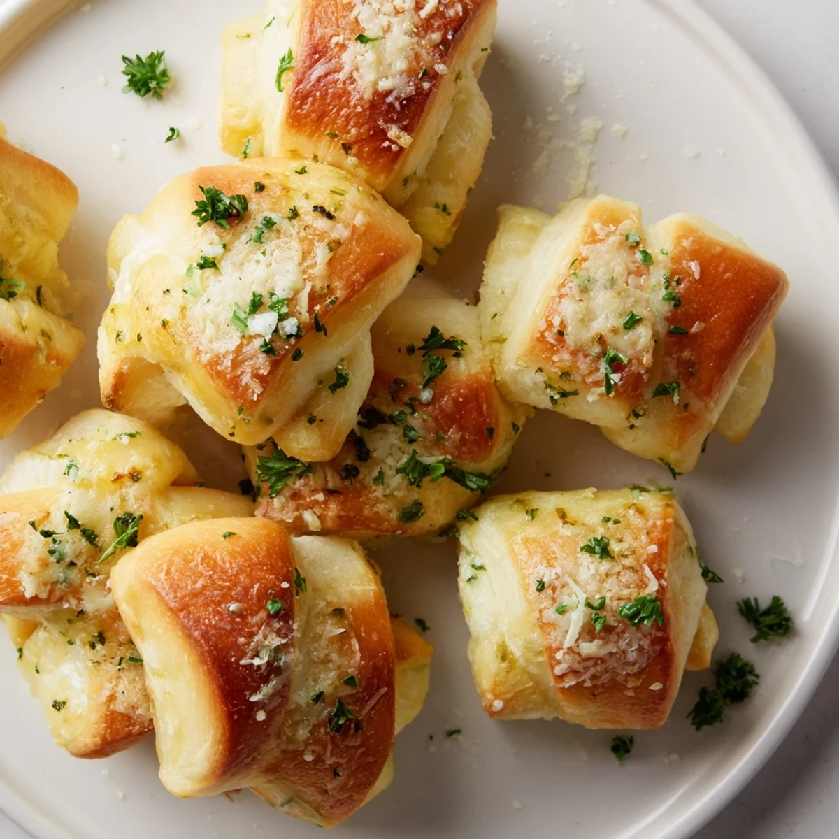 These easy Savory Rolls: Crescent Roll Baked Cheese Bites are baked until golden brown and look delicious.
