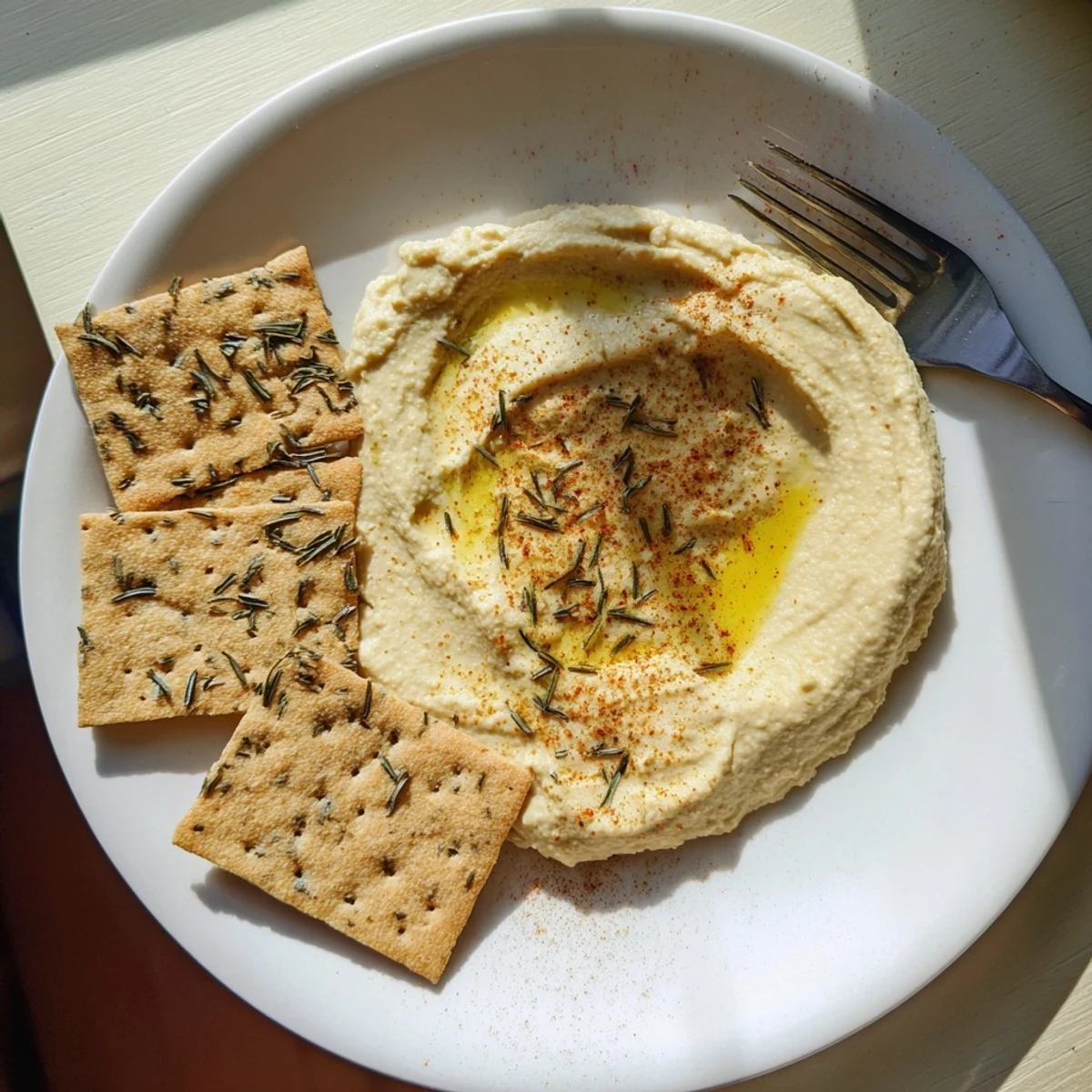 Rosemary Cracker Hummus Duo