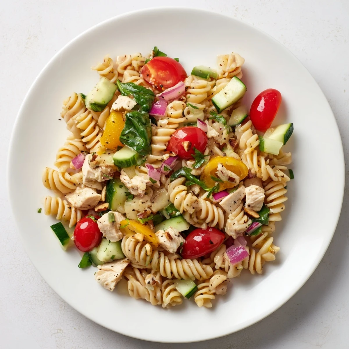 Pasta Salad with Cranberry Vinaigrette