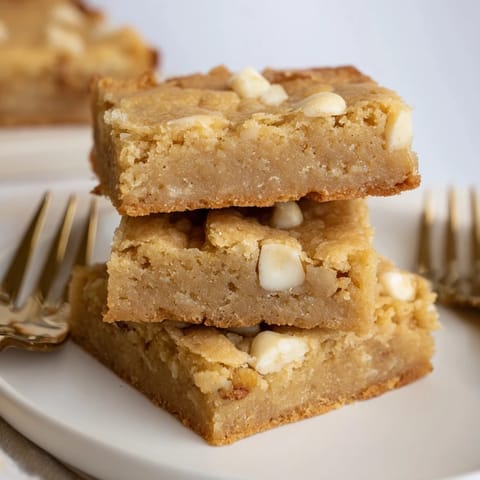Maple Vanilla Blondie Bars