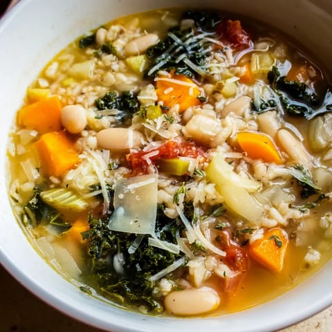 Hearty Tuscan White Bean Soup