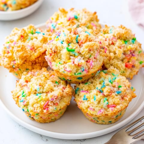 Sweet Cornbread Muffins Sprinkles