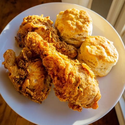 Southern Fried Chicken Biscuits