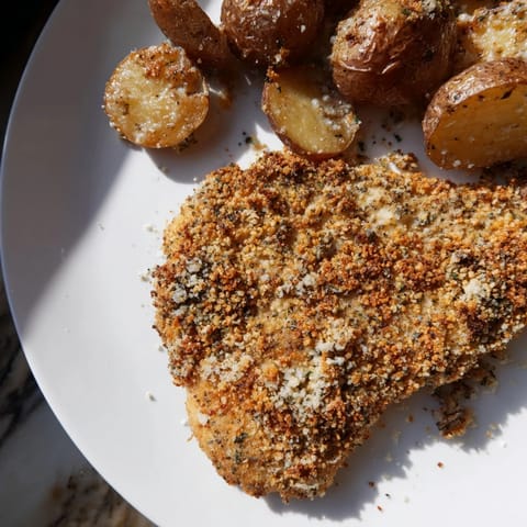 Crispy Parmesan Crusted Chicken