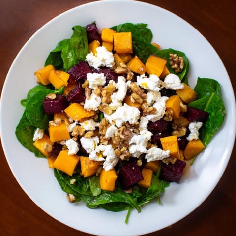 Roasted Beet Butternut Salad