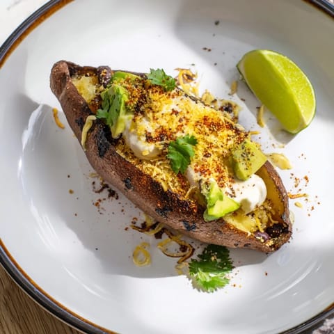 Loaded Baked Sweet Potatoes