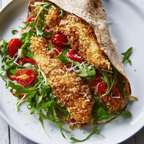 Crispy Santa Hat Chicken Wrap