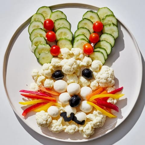 Easter Bunny Spring Platter