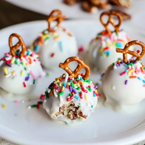 Shiny, colorful Holiday Ornament Candy Balls ready to decorate your dessert table with sweet delight this season.