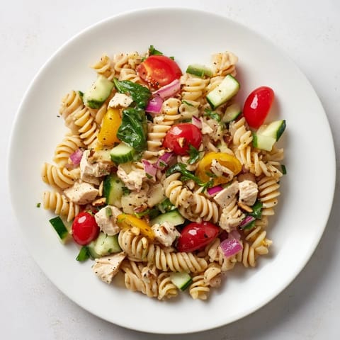 Pasta Salad with Cranberry Vinaigrette