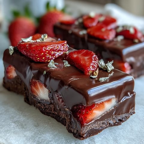 Viral Dubai Chocolate Strawberry Bark with Pistachios and Rose Petals