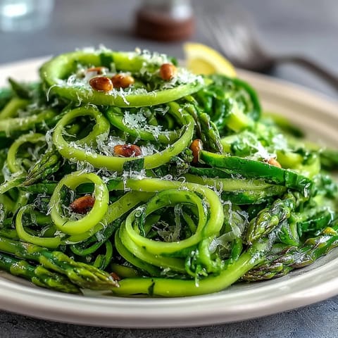 Shaved Asparagus Lemon Parmesan