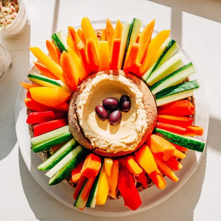 Enjoy this easy Autumn Hedgehog Dip Platter, perfect for a fall gathering with a variety of flavorful dips.