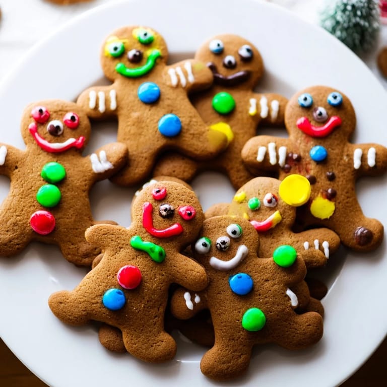 Get ready for holiday fun with this DIY Gingerbread People decorating board surrounded by sweet treats.
