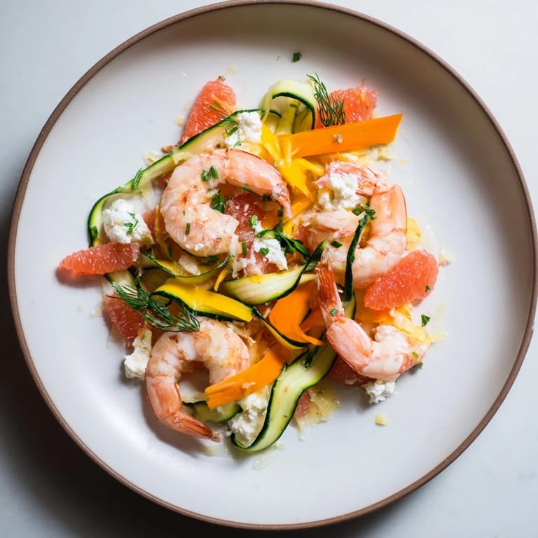 Sizzling shrimp mingle with citrus beneath melted Gruyère in this impressive, vibrant "Coral Reef" recipe.