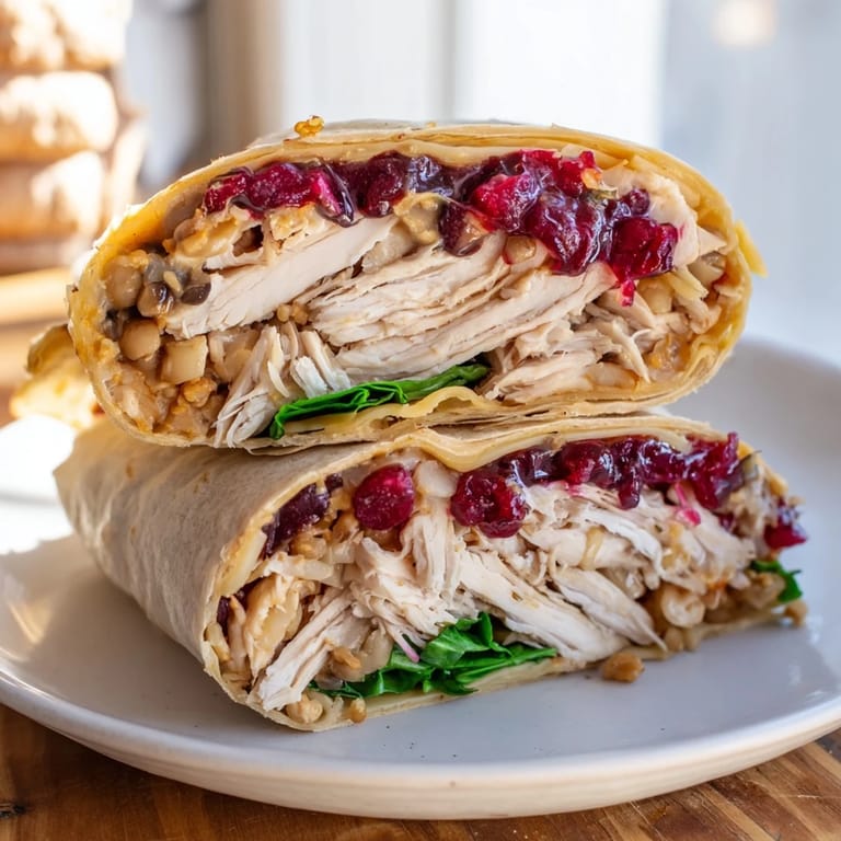 This photo depicts a golden-brown Moist Maker Chicken Wrap, ready to delight for lunch or dinner.