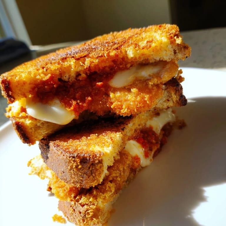 Imagine the amazing flavors of Parmesan Chicken Thighs Grilled Cheese, a savory, cheesy, satisfying creation.