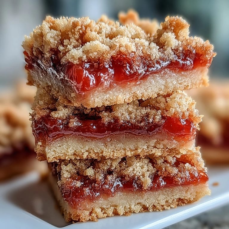 Homemade Guava Jam Bars served on a dessert plate with a scoop of vanilla ice cream.