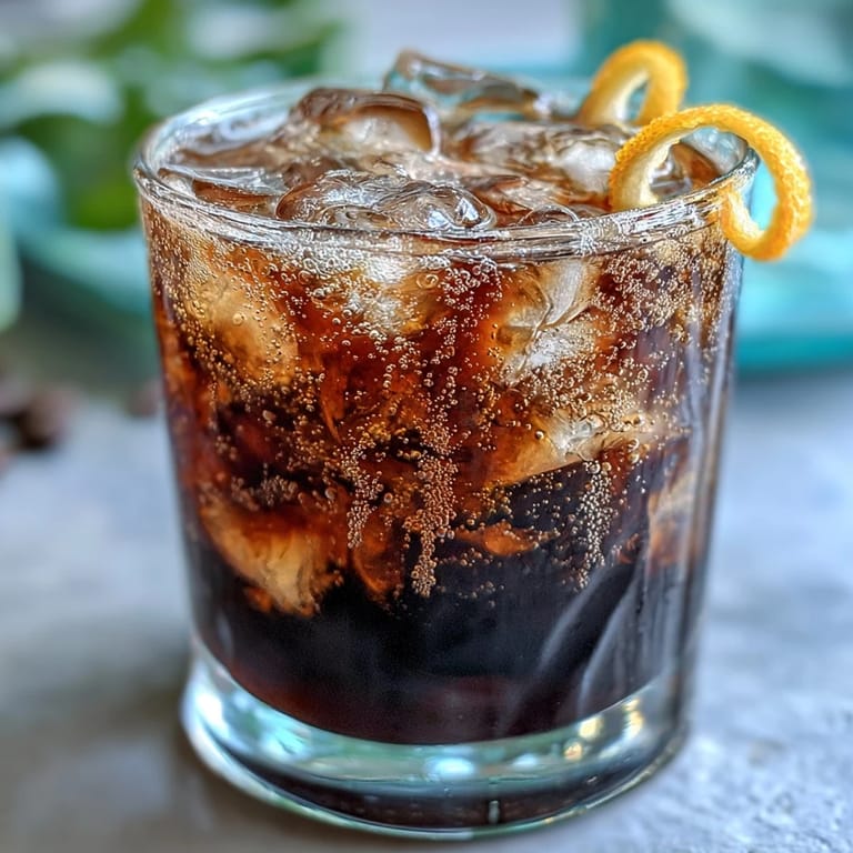 Refreshing Cold Brew Coffee Tonic with Orange Zest, a vibrant mix ready for brunch.
