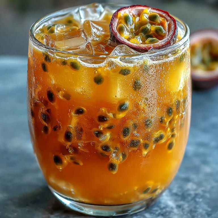 Refreshing Tropical Sunrise Mocktail, perfect for showcasing orange slices and mint garnish.